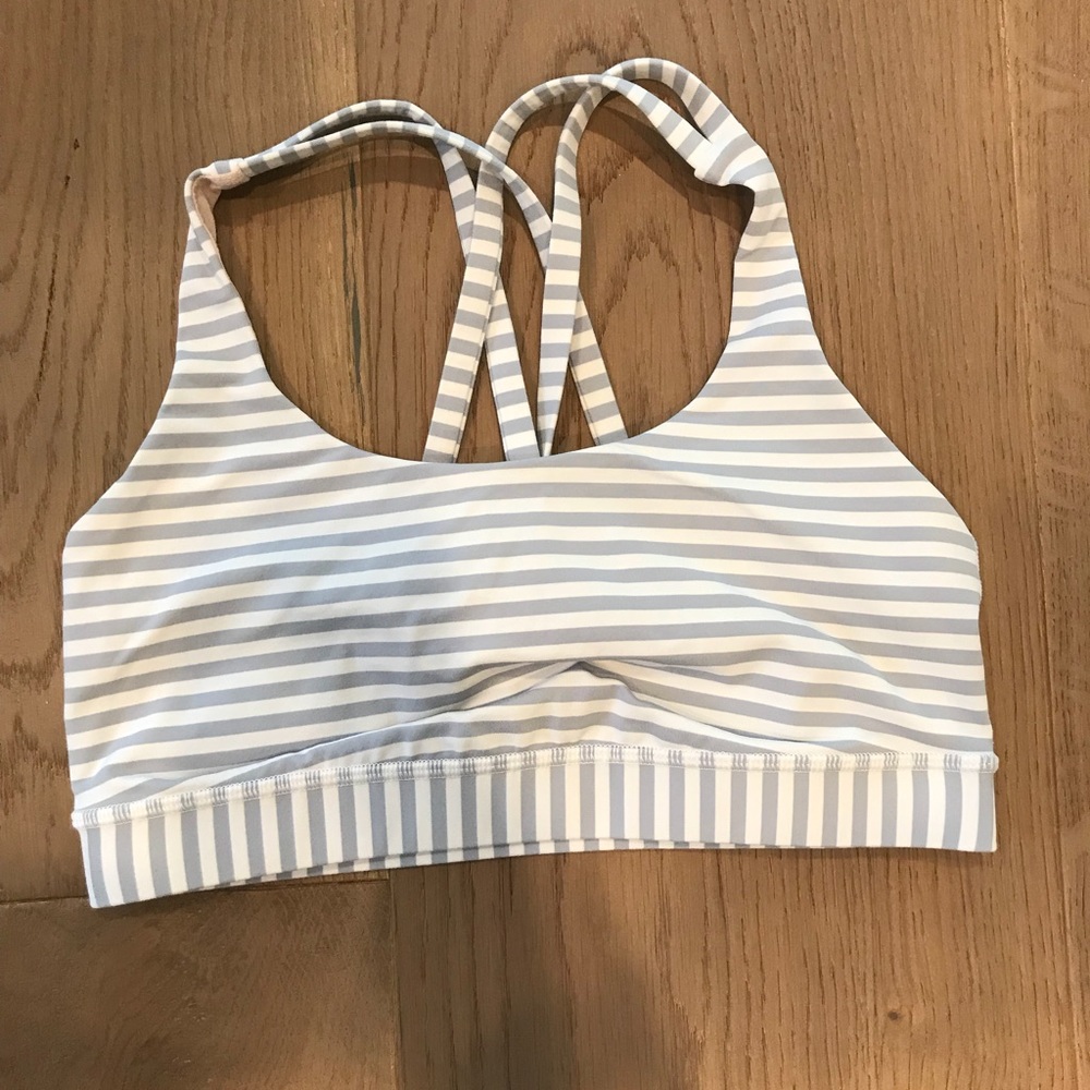 Lululemon Tank Top. Size 6. Grey Stripe.